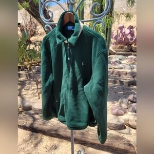 Polo Ralph Lauren Zip Feece Jacket Hunter Green